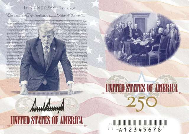 Trump Unveils New US Passport With Picture Of Himself Trump Unveils New US Passport With Picture Of Himself