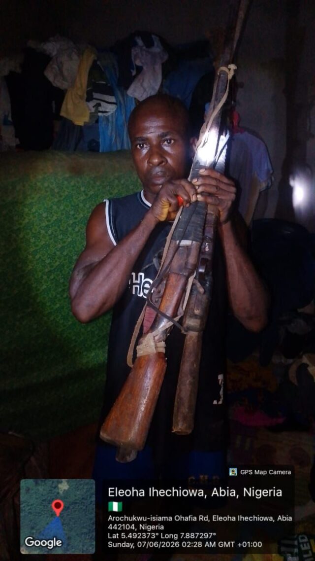 Troops Arrest Three Suspected Arms Dealers, Recover Weapons In Abia Community