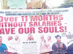 C’River LG Workers Protest 11-Month Unpaid Salaries C’River LG Workers Protest 11-Month Unpaid Salaries