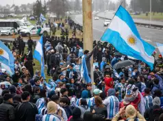 Argentina Squad Returns, Without Messi, After World Cup Final Loss Argentina Squad Returns, Without Messi, After World Cup Final Loss