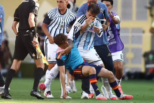 Argentina Players Face FIFA Investigation Over World Cup Final Altercation With Spain Argentina Players Face FIFA Investigation Over World Cup Final Altercation With Spain