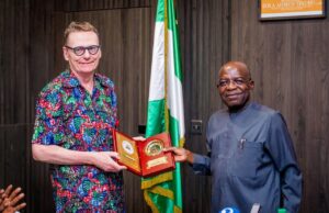 Governor Otti Receives 2024 Nobel Laureate In Economics, Says Development Must Take Priority Over Growth Governor Otti Receives 2024 Nobel Laureate In Economics, Says Development Must Take Priority Over Growth