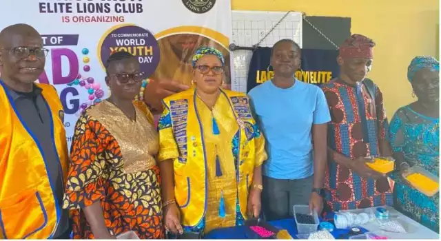 World Youth Skills Day: Lagos Ikoyi Elite Lions Club Trains Pupils On Bead Making World Youth Skills Day: Lagos Ikoyi Elite Lions Club Trains Pupils On Bead Making
