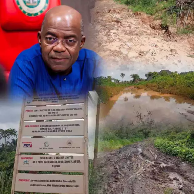 Abia Monarch, Community Leaders Appeal To Gov. Otti Over Deplorable Okpo-Achara Ihechiowa Road | PHOTOS + VIDEO Abia Monarch, Community Leaders Appeal To Gov. Otti Over Deplorable Okpo-Achara Ihechiowa Road