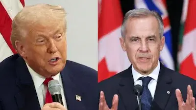 Trump Speaks To Canada PM At World Cup After Wildfire Threats Trump Speaks To Canada PM At World Cup After Wildfire Threats