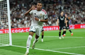 Mbappe Hits Hat-Trick As Real Madrid Thrash Real Sociedad 4-1 Mbappe Hits Hat-Trick As Real Madrid Thrash Real Sociedad 4-1