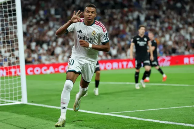 Mbappe Hits Hat-Trick As Real Madrid Thrash Real Sociedad 4-1 Mbappe Hits Hat-Trick As Real Madrid Thrash Real Sociedad 4-1