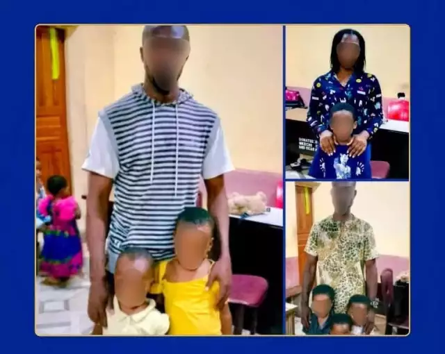 Abia Police Rescue 6 Abducted Children, Arrest Suspected Child Trafficker Abia Police Rescue 6 Abducted Children, Arrest Suspected Child Trafficker