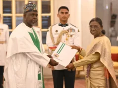 Nigerian High Commissioner Presents Letters of Credence To India President, Seeks Trade Ties Nigerian High Commissioner Presents Letters of Credence To India President, Seeks Trade Ties