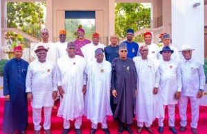 President Tinubu, Progressives Governors‘ Forum In Closed-door Meeting To Fix Campaign List Crisis President Tinubu, Progressives Governors‘ Forum In Closed-door Meeting To Fix Campaign List Crisis