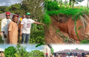 NEMA Inspects Erosion Sites In Ebem Ohafia, Assures Community Of Intervention