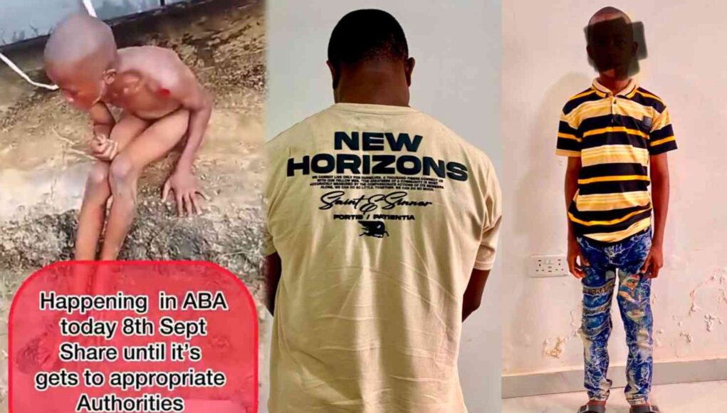 Abia Police Arrest Father Over Alleged Brutal Abuse of 13-Year-Old Son In Aba
