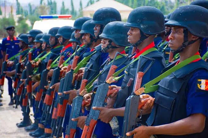 Hunger-protest-Anambra-NSCDC-deploys-1190-personnel-warns-protesters NSCDC Orders Probe As illegal Miners Die In Custody
