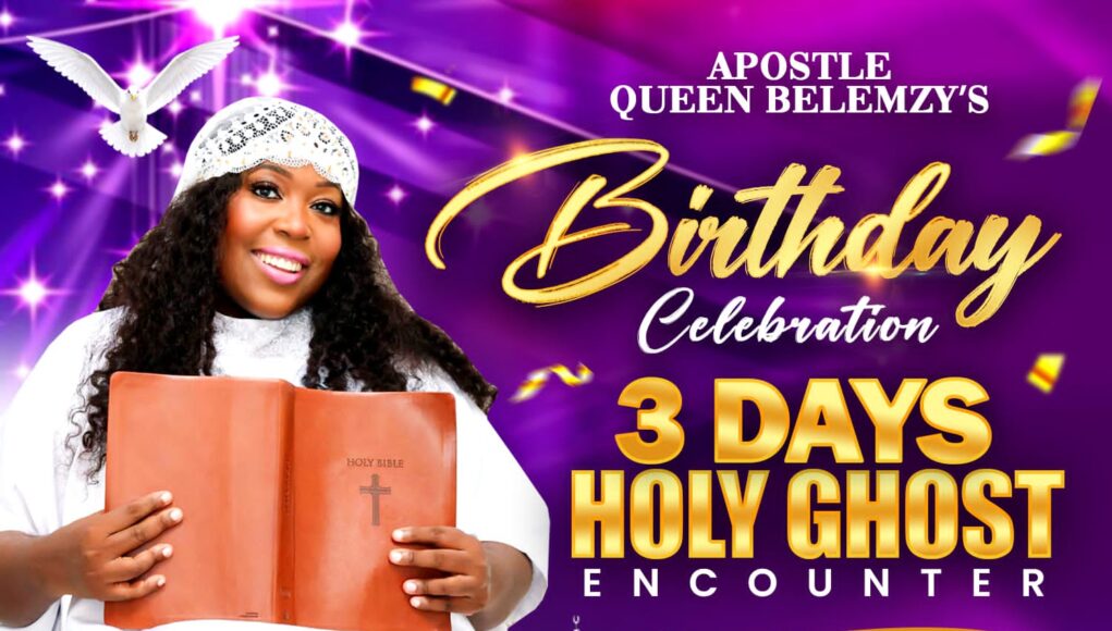 Apostle Queen Belemzy Marks Birthday With Three-Day Holy Ghost Encounter In Port Harcourt