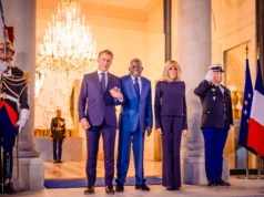 President Tinubu, Macron Meet For Private Dinner In Paris President Tinubu, Macron Meet For Private Dinner In Paris