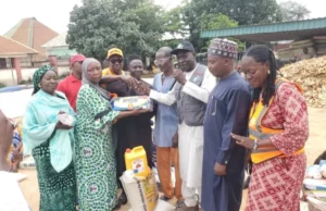 NASEMA Distributes Relief Materials To Disaster, Banditry victims NASEMA Distributes Relief Materials To Disaster, Banditry Victims
