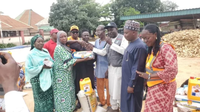 NASEMA Distributes Relief Materials To Disaster, Banditry victims NASEMA Distributes Relief Materials To Disaster, Banditry Victims