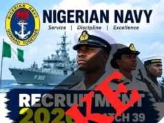 Nigerian Navy Cautions Public Against Fake Recruitment Notice Nigerian Navy Cautions Public Against Fake Recruitment Notice