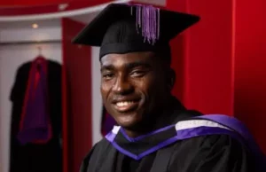 Super Eagles Striker Taiwo Awoniyi Graduates From PFA Business School Super Eagles Striker Taiwo Awoniyi Graduates From PFA Business School