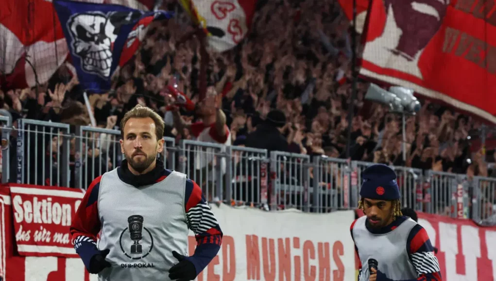Ballon D’Or Winner Kane Watches As Bayern Cruise Into German Cup Last 16