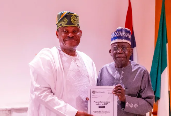 IMG_1578 Tinubu Makes History As First Nigerian President To Receive Proposed UN Budget