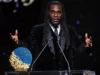 Video: Moment Burna Boy Presented Socrates Award To Arsenal’s Saka